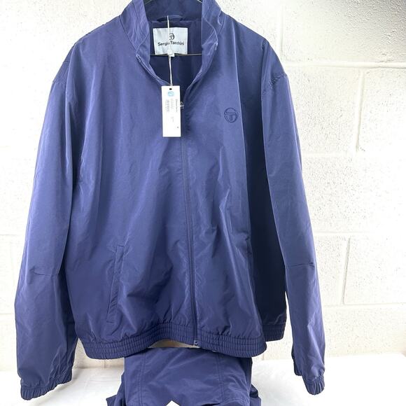 Sergio Tacchini Tracksuit XXL - Nico - Blue Eclipse, Embroidery, New With Tags - Picture 1 of 16